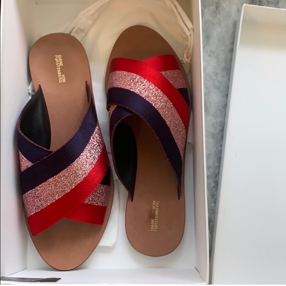 Diane von Furstenberg nylon ribbon sandal - Picture 9 of 11